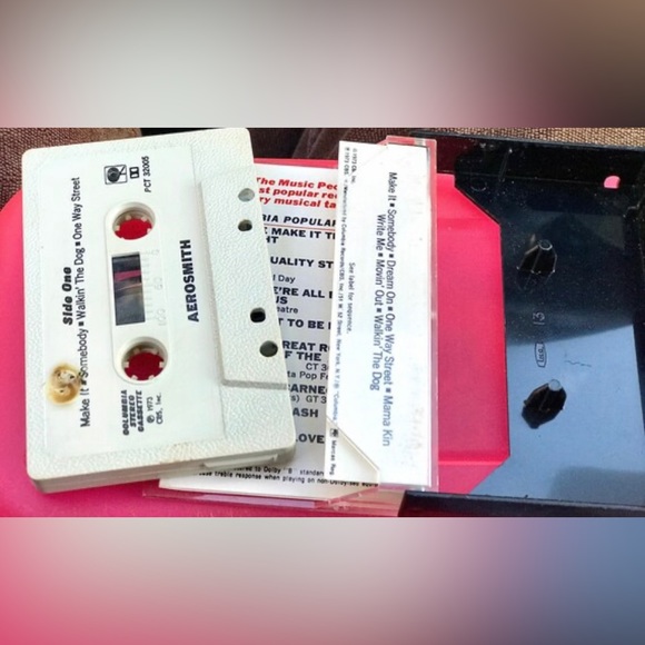 Vintage 1973 AEROSMITH Self Titled Debut Album Columbia CBS Cassette Tape - Picture 5 of 8